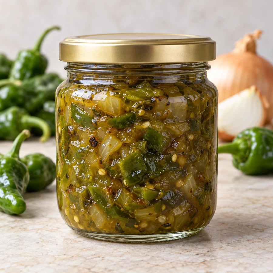 Chutney de pimiento de padrón